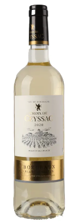 BORDEAUX CROIX DE CEYSSAC BRANCO MOELLEUX SUAVE 2024 750ML