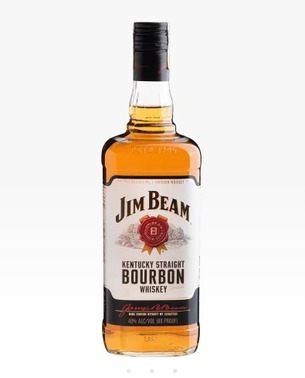 BOURBON JIM BEAM KENTUCKY STRAIGHT 40 abv 1 L