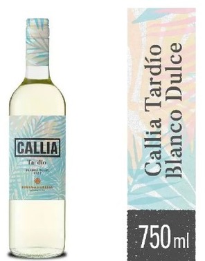 CALLIA TARDIO BLANCO DULCE BRANCO SUAVE 750ML