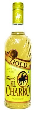 TEQUILA EL CHARRO GOLD 38 abv 375ML