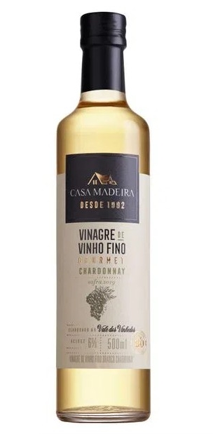 VINAGRE GOURMET CHARDONNAY BRANCO 500ML
