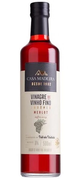 VINAGRE GOURMET MERLOT TINTO 500ML