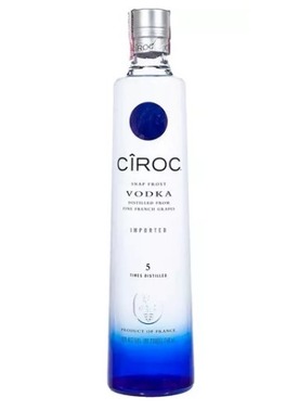 VODKA PREMIUM CIROC ORIGINAL 40 abv 750ML