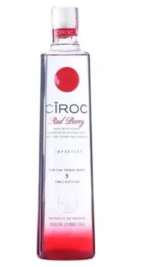 VODKA PREMIUM CIROC RED BERRY 35 abv 750ML