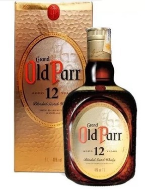 WHISKY ESCOCES GRAND OLD PARR 12 ANOS 40 abv BOX 1L